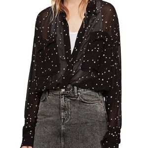 Lost & Wander star studded blouse